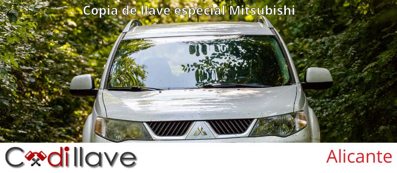 Copias de llaves de Mitsubishi en Alicante