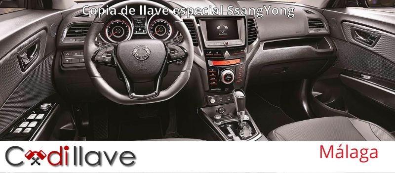 Copias de llaves de SsangYong en Málaga
