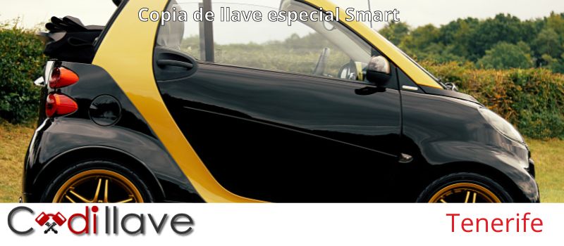 Copias de llaves de Smart en Tenerife